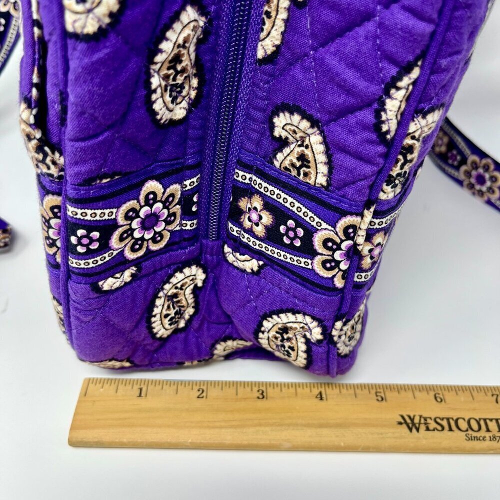 Vera Bradley Shoulder Bag NWT & NWT Matching Wristlet Simply Violet - Picture 12 of 16